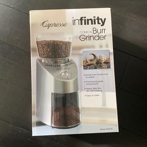 Capresso infinity conical burr grinder. New in box